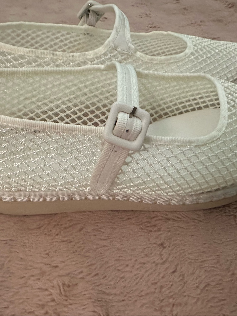 NWOB Jason Wu White Mesh Mary Jane Flats size 9.5 - Picture 6 of 8